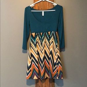 Emerald green shirt/dress